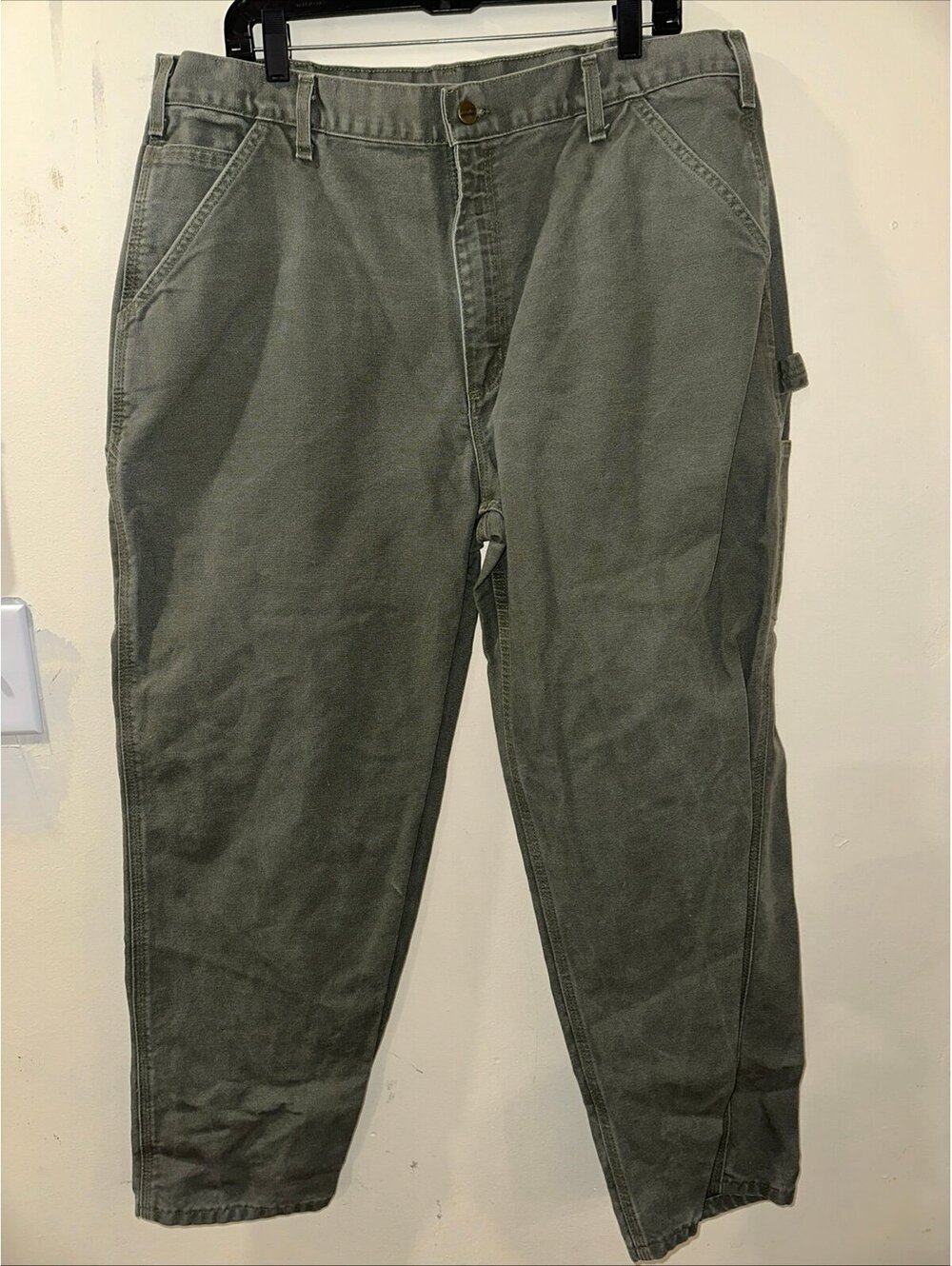 Carhartt Original Dungaree Fit Men’s Size 38x30 Green B11 MOS